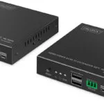 Hdmi Extender Digitus Set Fiber 4k/60hz Black