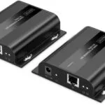 Extender Extender Over Cat.6 Twisted Pair Hdmi 4k/60hz Via Ip 1g Up To 120m/200m Max 253 Receivers Ir Control Set
