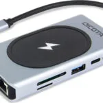 Dicota USB-C Docking Station με 4K PD Ethernet Ασημί (D32059)