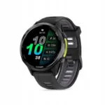 Garmin Forerunner 970 Titanium 47mm Αδιάβροχο Smartwatch με Παλμογράφο (Carbon Gray DLC Titanium with Black and Translucent Whitestone)