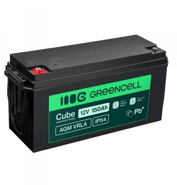 20251119161524_green_cell_mpataria_ups_me_choritikotita_150ah_kai_tasi_12v_1tmch Green Cell Μπαταρία UPS με Χωρητικότητα 150Ah και Τάση 12V 1τμχ - Image 1