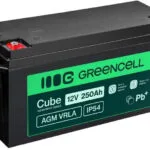 Green Cell Μπαταρία UPS με Χωρητικότητα 250Ah και Τάση 12V 1τμχ