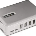 StarTech USB 3.0 Hub 7 Θυρών με σύνδεση USB-C Ασημί (10G5A2CS-USB-C-HUB)