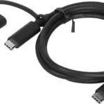Lenovo Regular USB to Type-C Cable 5A Μαύρο 1m 4X90U90618