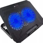 Techly Cooling Pad για Laptop έως 17" με 2 Ανεμιστήρες και Φωτισμό
