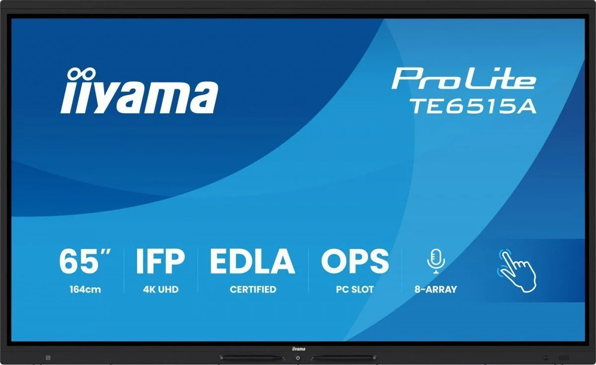 Iiyama TE6515A-B1AG Public Display LED 4K UHD 65" με Οθόνη Αφής - Image 1