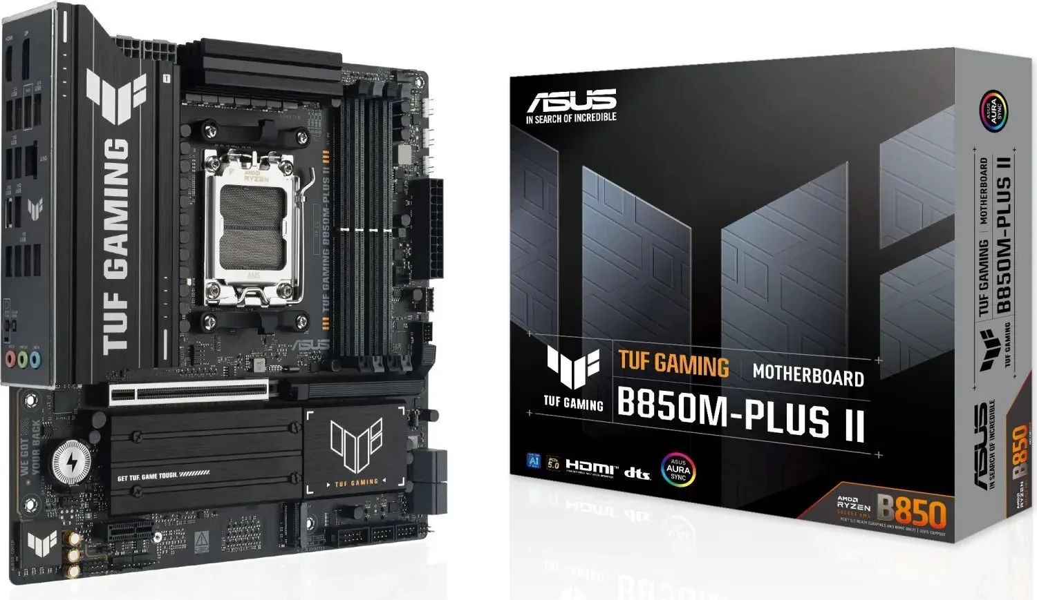 Asus TUF GAMING B850M-PLUS II Motherboard Micro ATX με AMD AM5 Socket 90MB1MT0-M0EAY0 - Image 1
