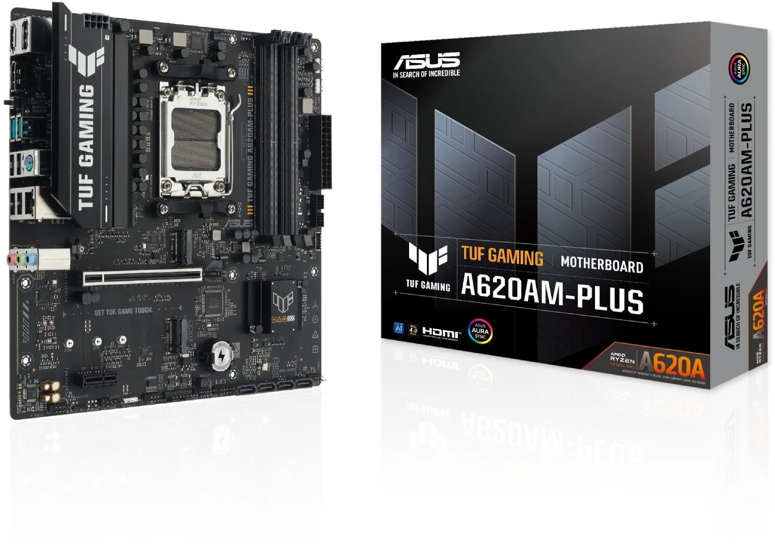 Asus TUF Gaming A620AM-PLUS Motherboard Micro ATX με AMD AM5 Socket 90MB1N30-M0EAY0 - Image 1