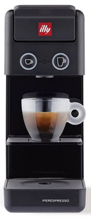 Illy Y3.3 Iperespresso Καφετιέρα για Κάψουλες Πίεσης 19bar Μαύρη - Image 1