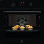 Electrolux SteamBake 600 Φούρνος άνω Πάγκου 72lt Π59.6εκ. Μαύρος