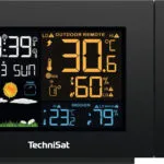 Technisat Imeteo P1 76-4967-00 Ασύρματος Μετεωρολογικός Σταθμός Αναλογικός Επίτοιχος Μαύρος