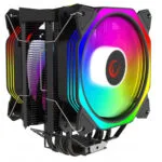 Rampage Octagon C60 Ψύκτρα Επεξεργαστή Διπλού Ανεμιστήρα για Socket 1700/AM5 με ARGB Φωτισμό