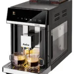 Amica Αυτόματη Μηχανή Espresso 1450W Πίεσης 15bar για Cappuccino με Μύλο Άλεσης Μαύρη 2101729