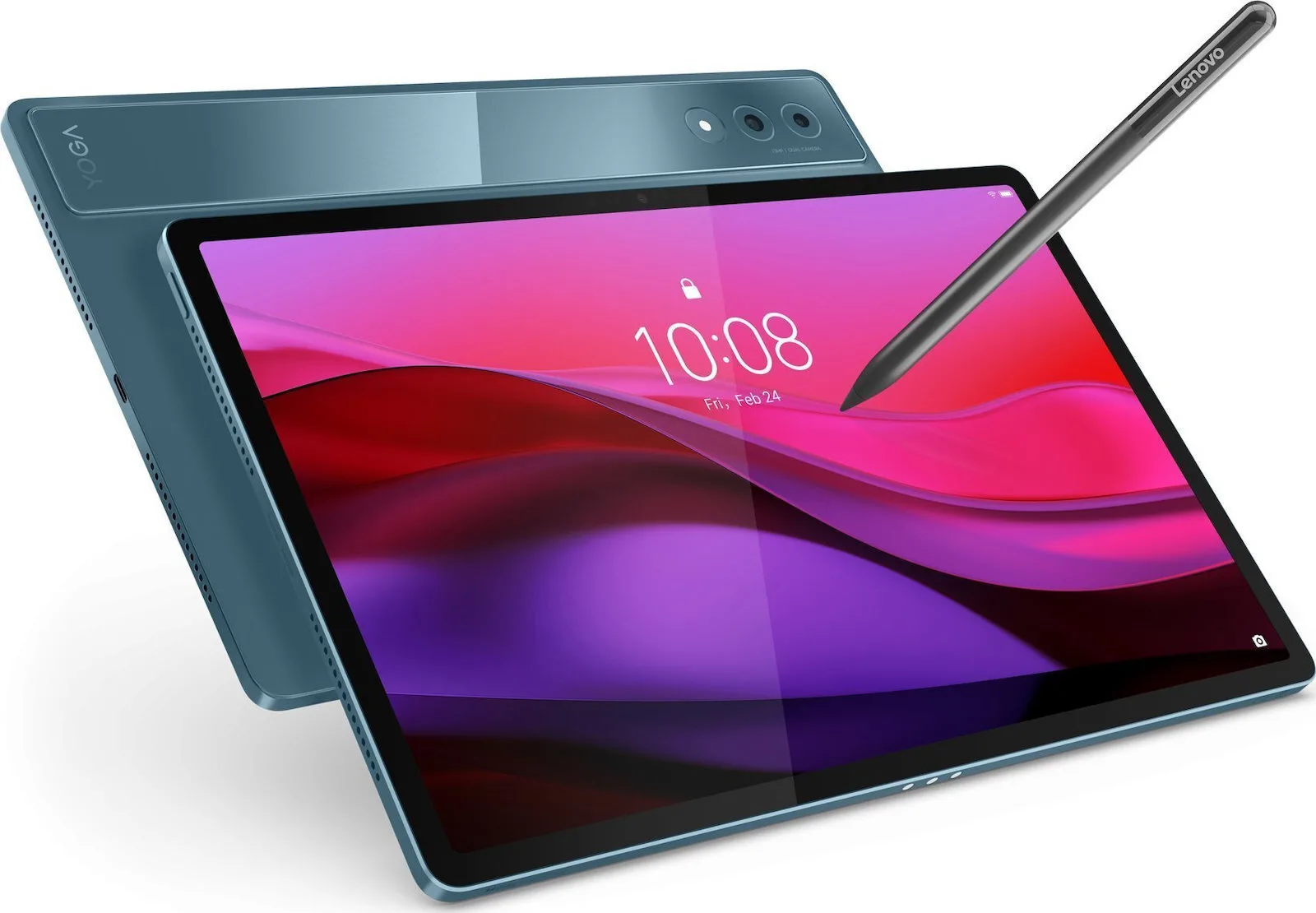 Lenovo Yoga Tab Plus 12.7" (16GB/256GB/Lenovo Tab Pen Pro) Tidal Teal - Image 1
