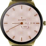 Garett Verona 2 Stainless Steel 43mm Smartwatch με Παλμογράφο (Χρυσό)