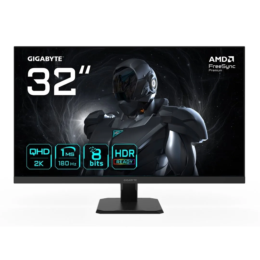 Gigabyte GS32QA IPS HDR Gaming Monitor 32" QHD 2560x1440 180Hz - Image 1