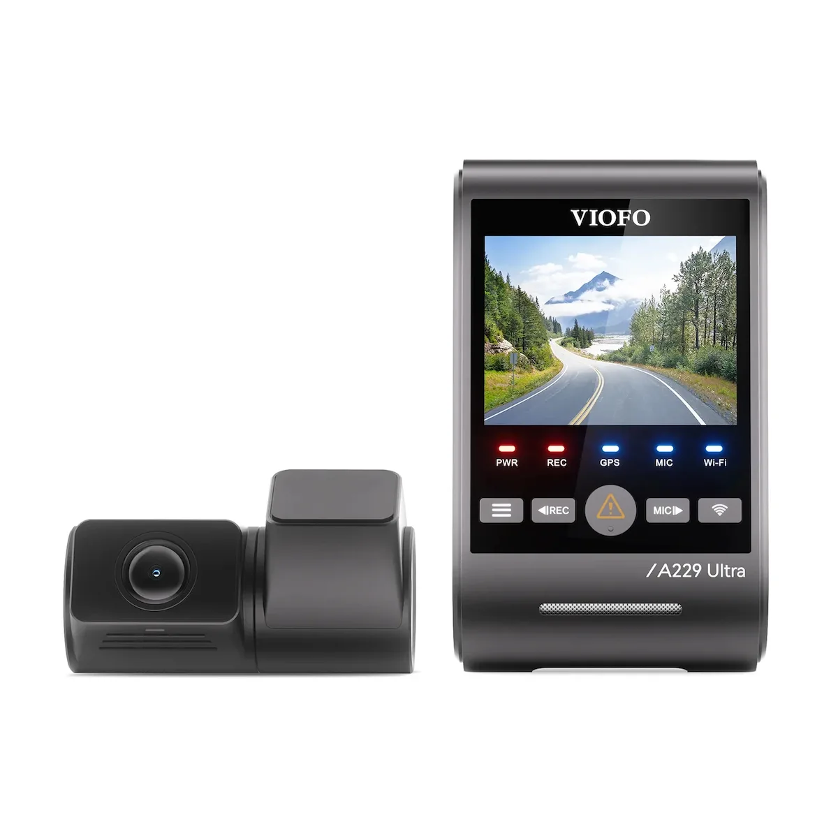 Viofo A229 Ultra 2 Σετ Κάμερα DVR Αυτοκινήτου 4K Wi-Fi, GPS & Κάμερα Οπισθοπορείας - Image 1