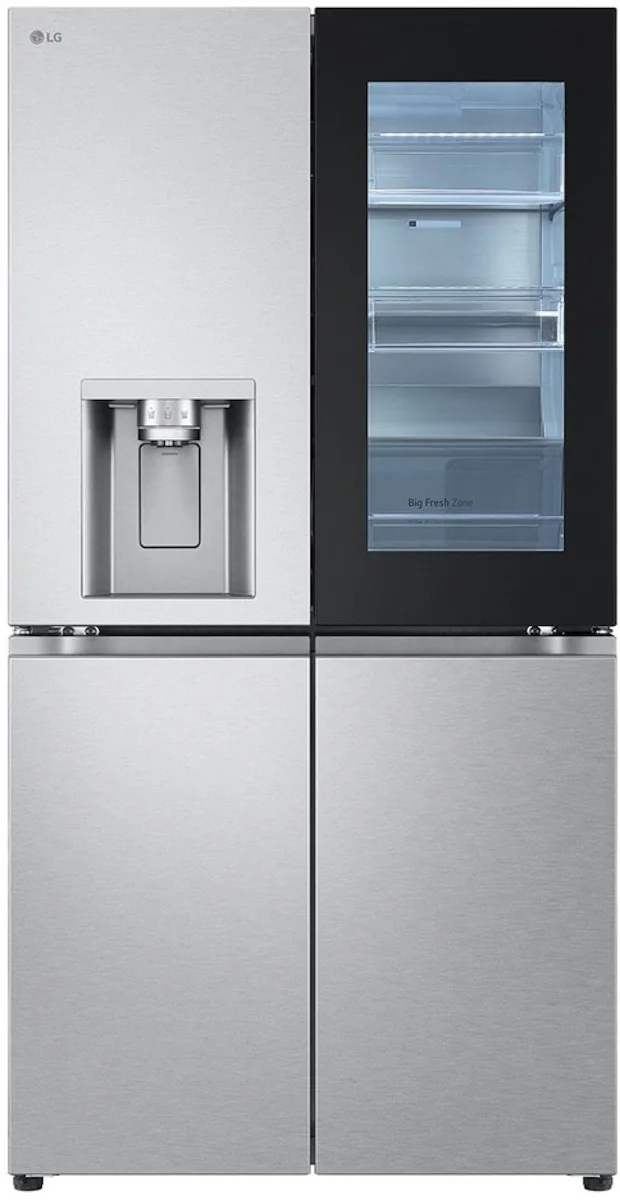 LG Ψυγείο Ντουλάπα 638lt Total NoFrost Υ179.2xΠ91.4xΒ72.9εκ. Inox GMG960MBEE - Image 1