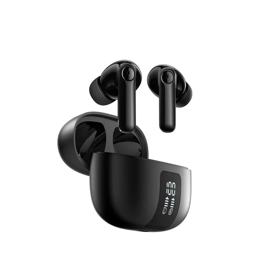 Joyroom Funpods JR-FN3 In-ear Bluetooth Handsfree Ακουστικά με Θήκη Φόρτισης Μαύρα - Image 1