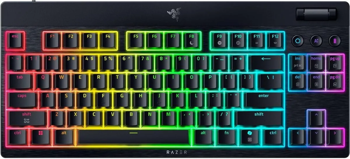 Razer BlackWidow V4 Low Profile Ασύρματο Gaming Μηχανικό Πληκτρολόγιο Tenkeyless με Razer Orange διακόπτες και RGB φωτισμό (Αγγλικό US) - Image 1