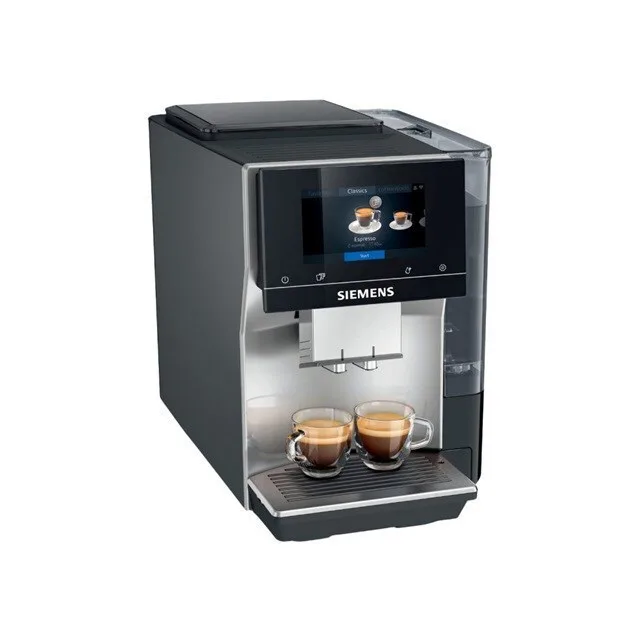 Siemens Eq700 Αυτόματη Μηχανή Espresso Εντοιχιζόμενη 1500W Πίεσης 19bar για Cappuccino με Μύλο Άλεσης Γκρι - Image 1