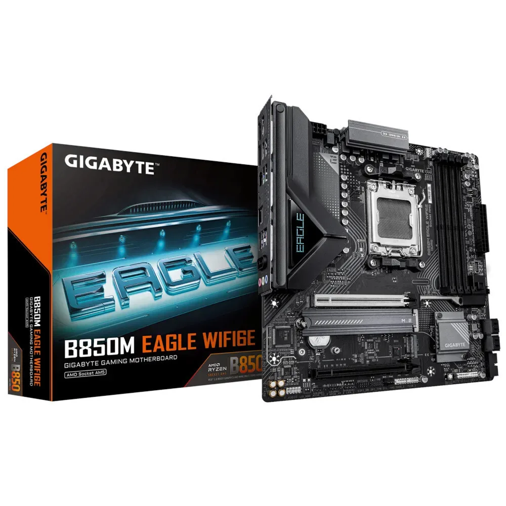 Gigabyte B850M EAGLE WF6E Wi-Fi Motherboard Micro ATX με AMD AM5 Socket - Image 1