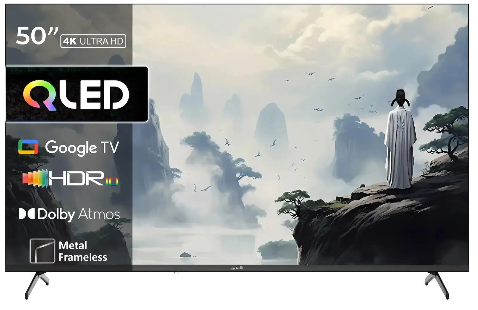Arielli Smart Τηλεόραση 50" 4K UHD QLED 50UD15GTV HDR (2025) - Image 1