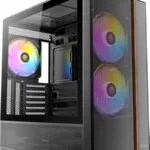 Antec FLUX REAR Gaming Midi Tower Κουτί Υπολογιστή με Πλαϊνό Παράθυρο Μαύρο