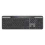 Logitech Signature Slim Solar+ K980 Ασύρματο Bluetooth Πληκτρολόγιο Αγγλικό US Συμβατό με Mac