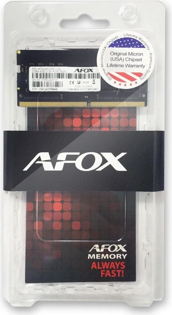 Afo DDR4 με Module 1x8GB και Ταχύτητα 2666 για Laptop - Image 1