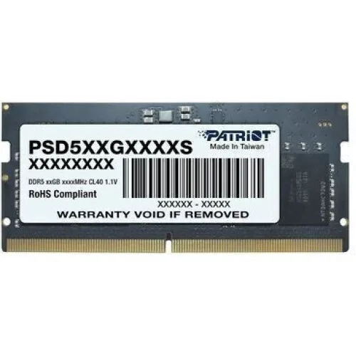 Patriot Signature DDR5 με Module 1x8GB και Ταχύτητα 5600 για Laptop PSD58G560082 - Image 1