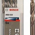 Bosch Σετ 5 Τρυπάνια Κοβαλτίου για Μέταλλο 2608585900
