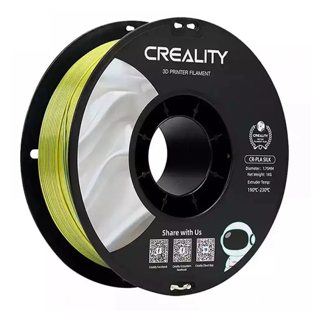 Creality3D PLA 3D Printer Filament 1.75mm Yellow/Blue 1kg 3301120014 - Image 1