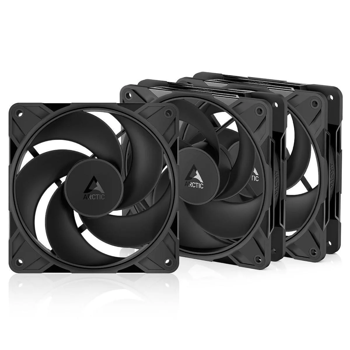Arctic P12 Pro Reverse Case Fan 120mm με Χωρίς Led Φωτισμό και Σύνδεση 4-Pin PWM 3τμχ - Image 1