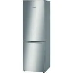 Bosch Ψυγειοκαταψύκτης 305lt Total NoFrost Υ186xΠ60xΒ66εκ. Metal Look KGN36NLEA