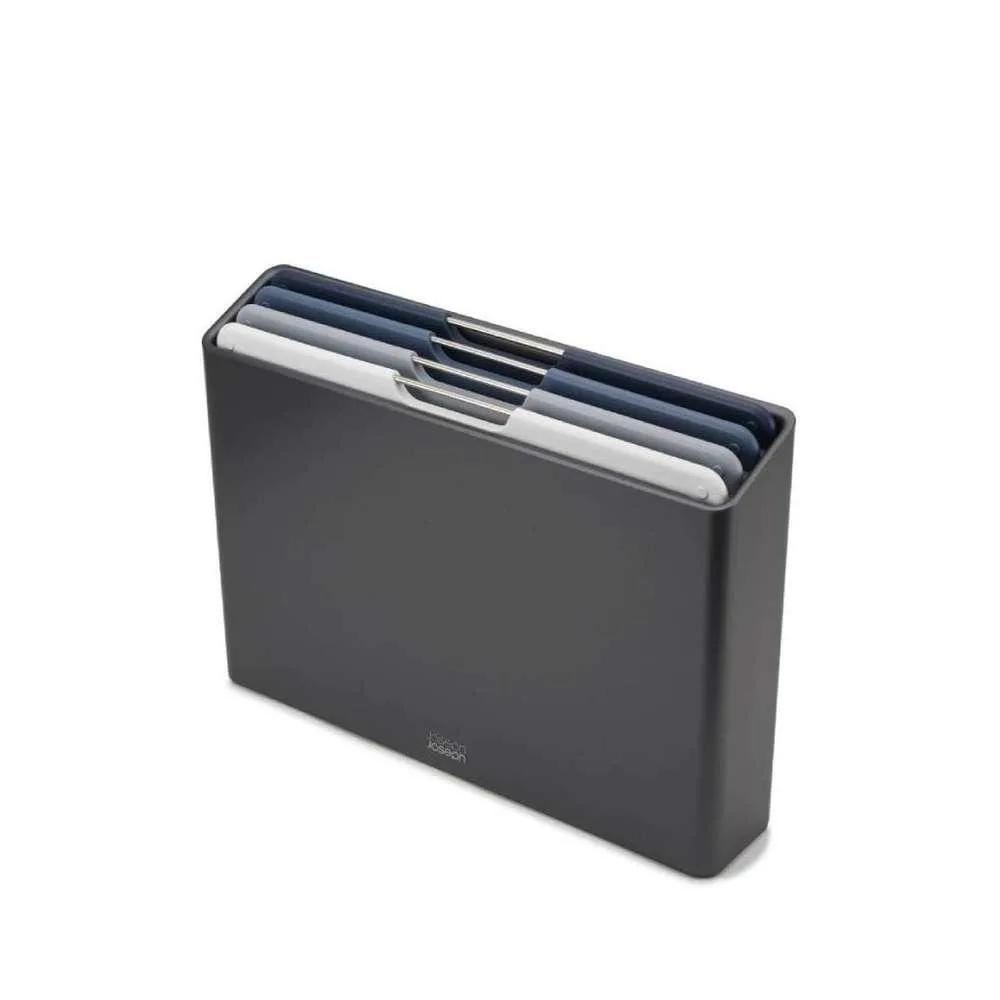 20251211162947_joseph_joseph_set_epifaneia_kopis_plastiki_gri_35_7x26_2cm_4tmch Joseph Joseph Σετ Επιφάνεια Κοπής Πλαστική Γκρι 35.7x26.2cm 4τμχ - Image 1