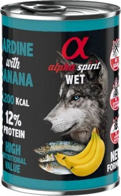 20251212125848_alpha_spirit_ygri_trofi_skylon_se_konserva_6x400gr Alpha Spirit Υγρή Τροφή Σκύλων σε Κονσέρβα 6x400gr - Image 1
