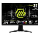 MSI Mag 255XF IPS Monitor 24.5" FHD 1920x1080 300Hz με Χρόνο Απόκρισης 0.5ms GTG