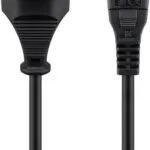 Goobay IEC C5 - IEC C5 Cable 1.8m Μαύρο 93960