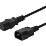 Savio power cable Schuko - IEC C14 Cable 1.2m Μαύρο CL-99