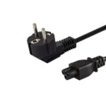 Savio Schuko - IEC C5 Cable 1.2m Μαύρο CL-67