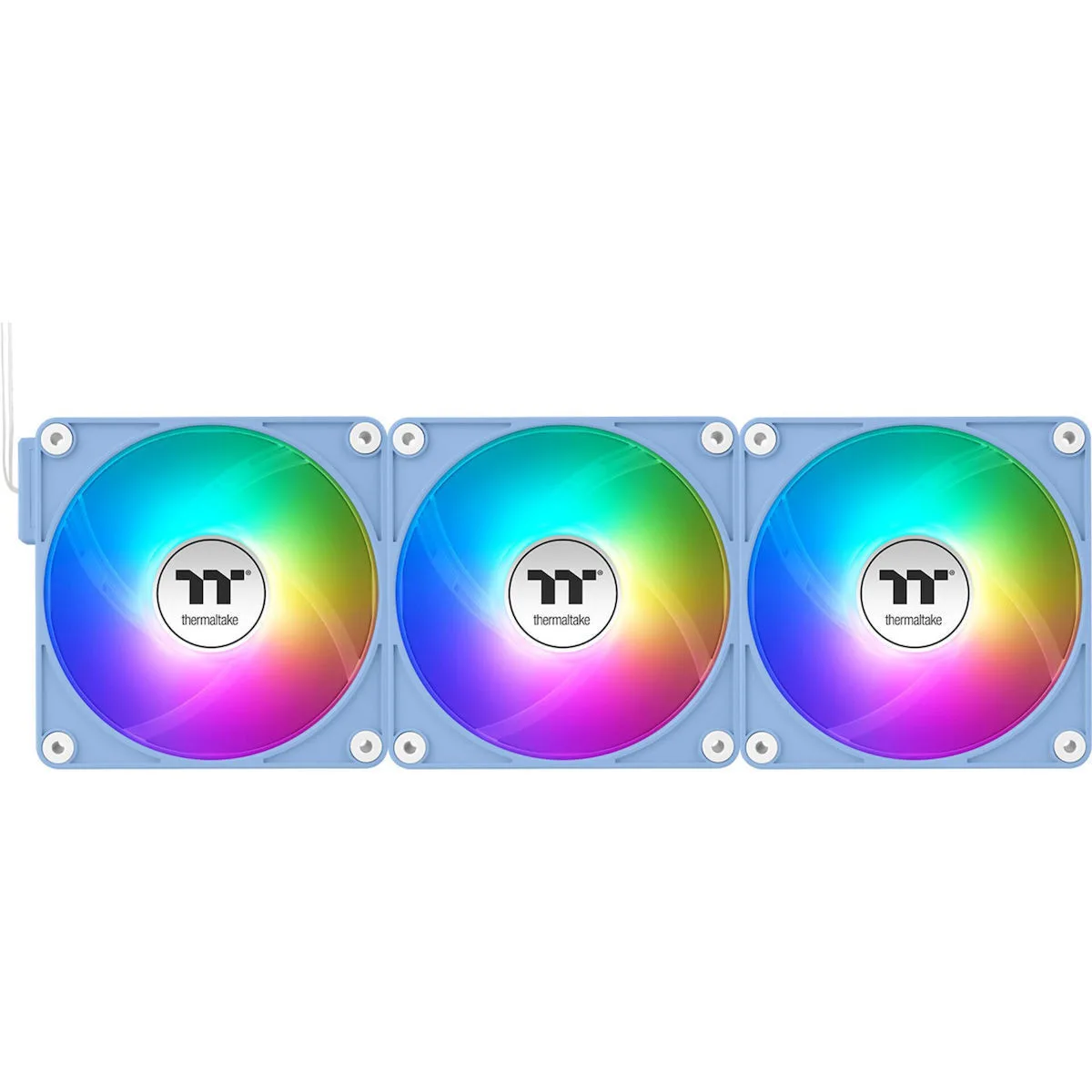 Thermaltake CT120 EX Reverse Case Fan με ARGB Φωτισμό και Σύνδεση 4-Pin PWM 3τμχ Hydrangea Blue - Image 1