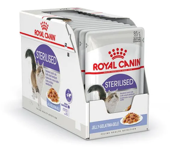 Royal Canin Sterilised Υγρή Τροφή για Ενήλικες Γάτες σε Φακελάκι με Τόνο 12x85gr - Image 1