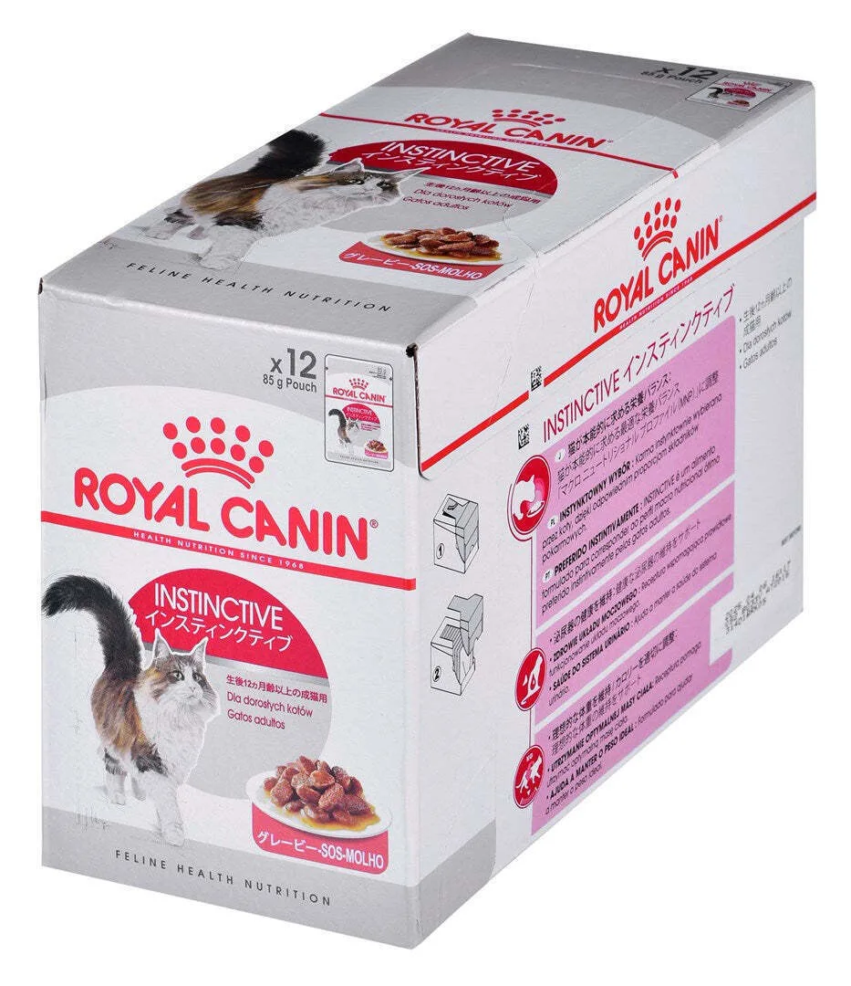 Royal Canin Instinctive Υγρή Τροφή για Ενήλικες Γάτες σε Φακελάκι 12x85gr - Image 1
