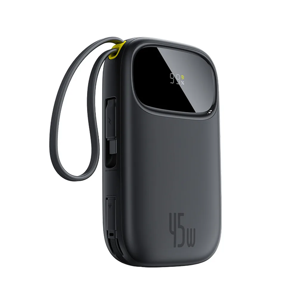 Baseus EnerFill FC31 Power Bank 10000mAh 45W με Θύρα USB-A και Θύρα USB-C Μαύρο - Image 1