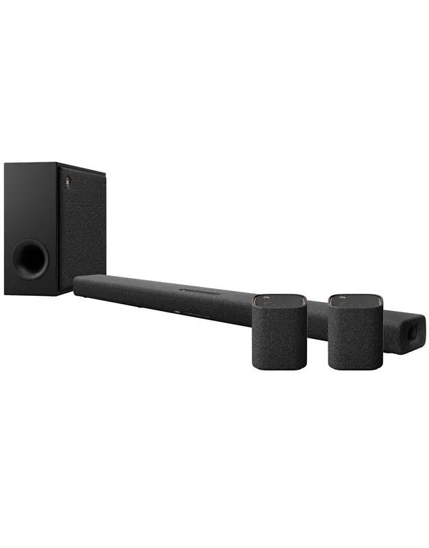 Yamaha TRUE X 50A Soundbar 2.1.2 Bluetooth, HDMI και Wi-Fi 280W με Ασύρματο Subwoofer και Τηλεχειριστήριο Carbon Grey - Image 1