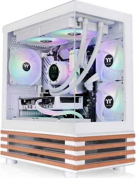 Thermaltake View 170 WS ARGB Gaming Mini Tower Κουτί Υπολογιστή Λευκό - Image 1