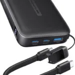 Iniu Pocket Neo Power Bank 20000mAh 22.5W με Θύρα USB-A και 2 Θύρες USB-C Μαύρο