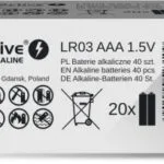 everActive Industrial Αλκαλικές Μπαταρίες AAA 1.5V 40τμχ EVLR03S2IK