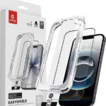Crong Tempered Glass 2τμχ Μαύρο (iPhone 17e / 16e / 14 / 13 / 13 ProXiaomi 13 Pro)